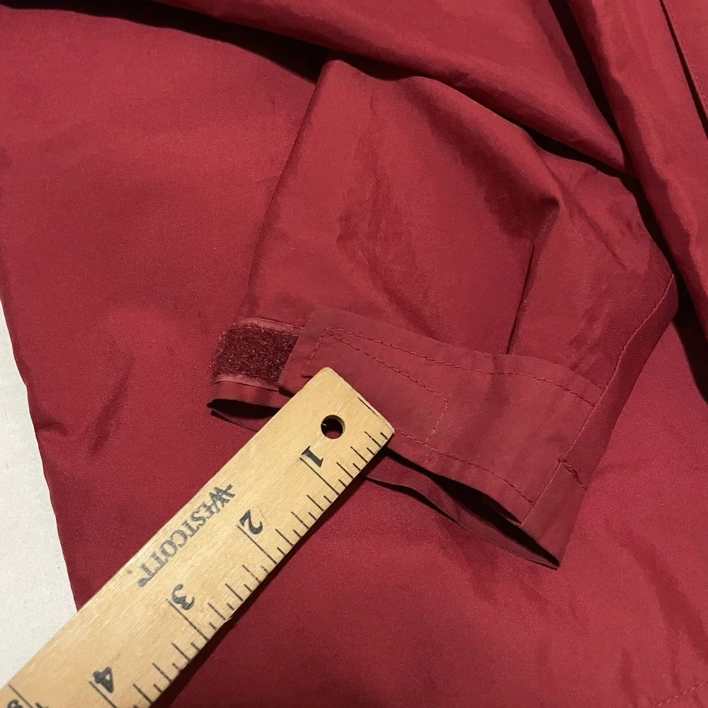 Vintage 80s The North Face Windy Pass Gore-Tex Jacket Mens Medium Red Hooded